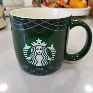 Starbucks 2020 Holiday Fa La La La La Coffee Tea Mug 18 oz